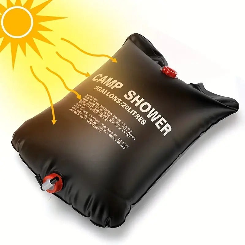 Portable Solar Shower Bag - 20L Capacity for Outdoor Travel