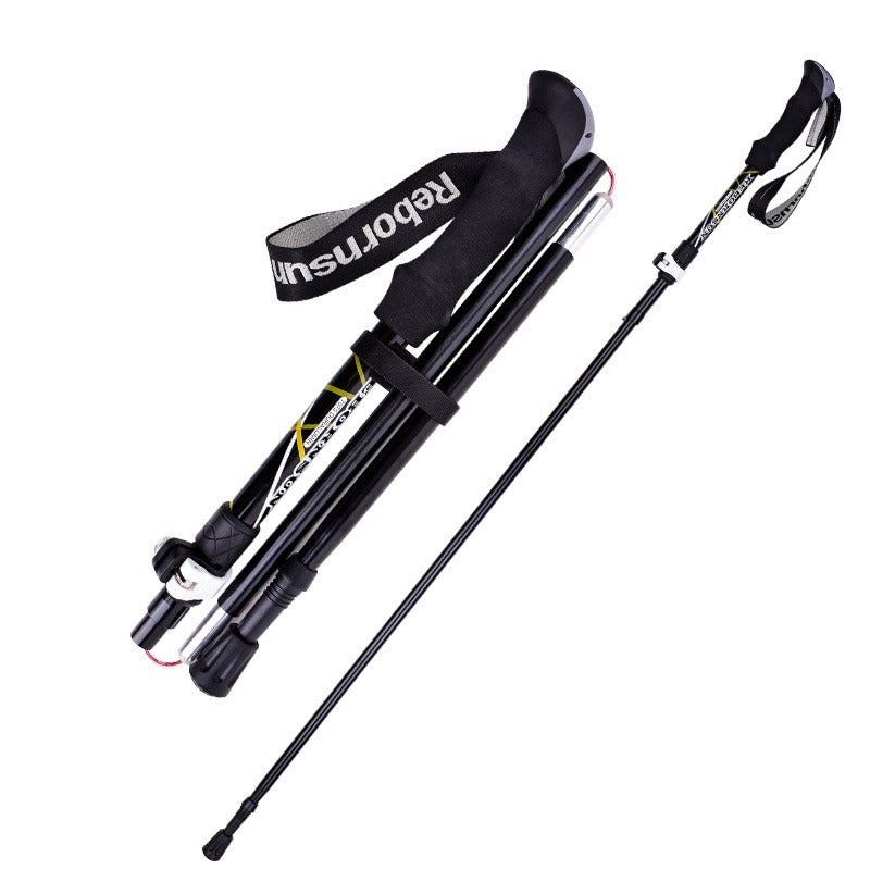 Collapsible Trekking Poles - Aluminum Ultra Lightweight Adjustable Hiking Poles