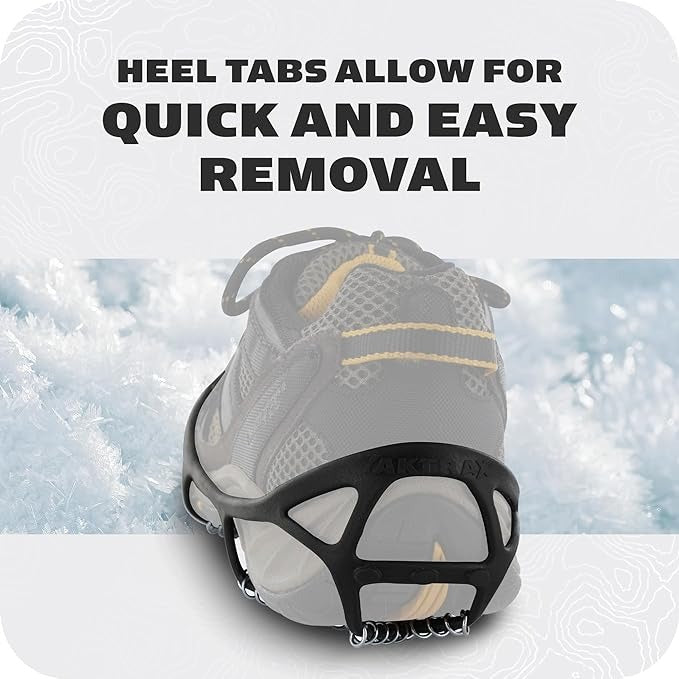 Walk Traction Cleats - 360-Degree Grip on Snow, Ice, & Multi-terrain Surfaces