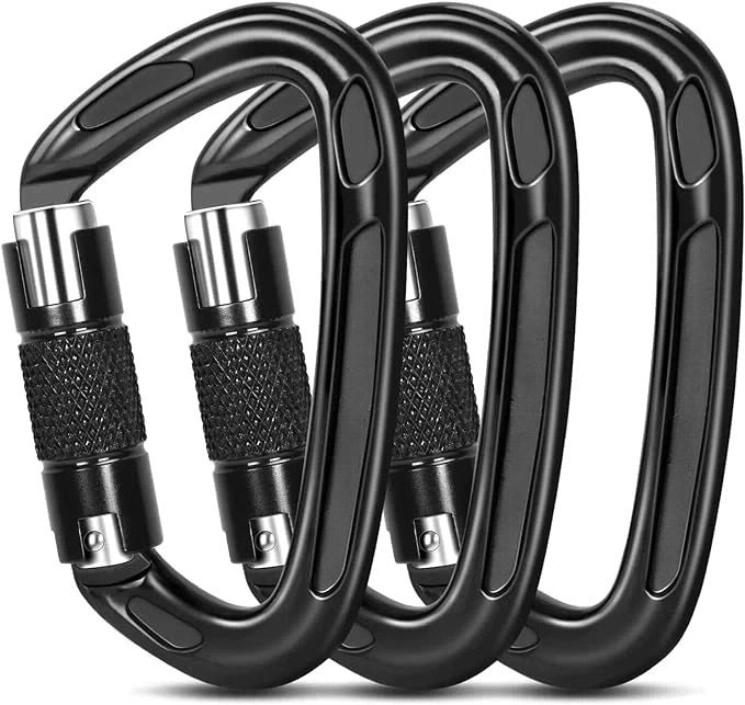 Locking Climbing Carabiners Heavy Duty