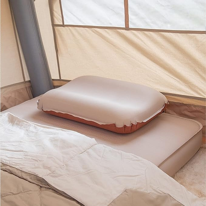 Inflatable and Foldable Camping 3D Foam Pillow