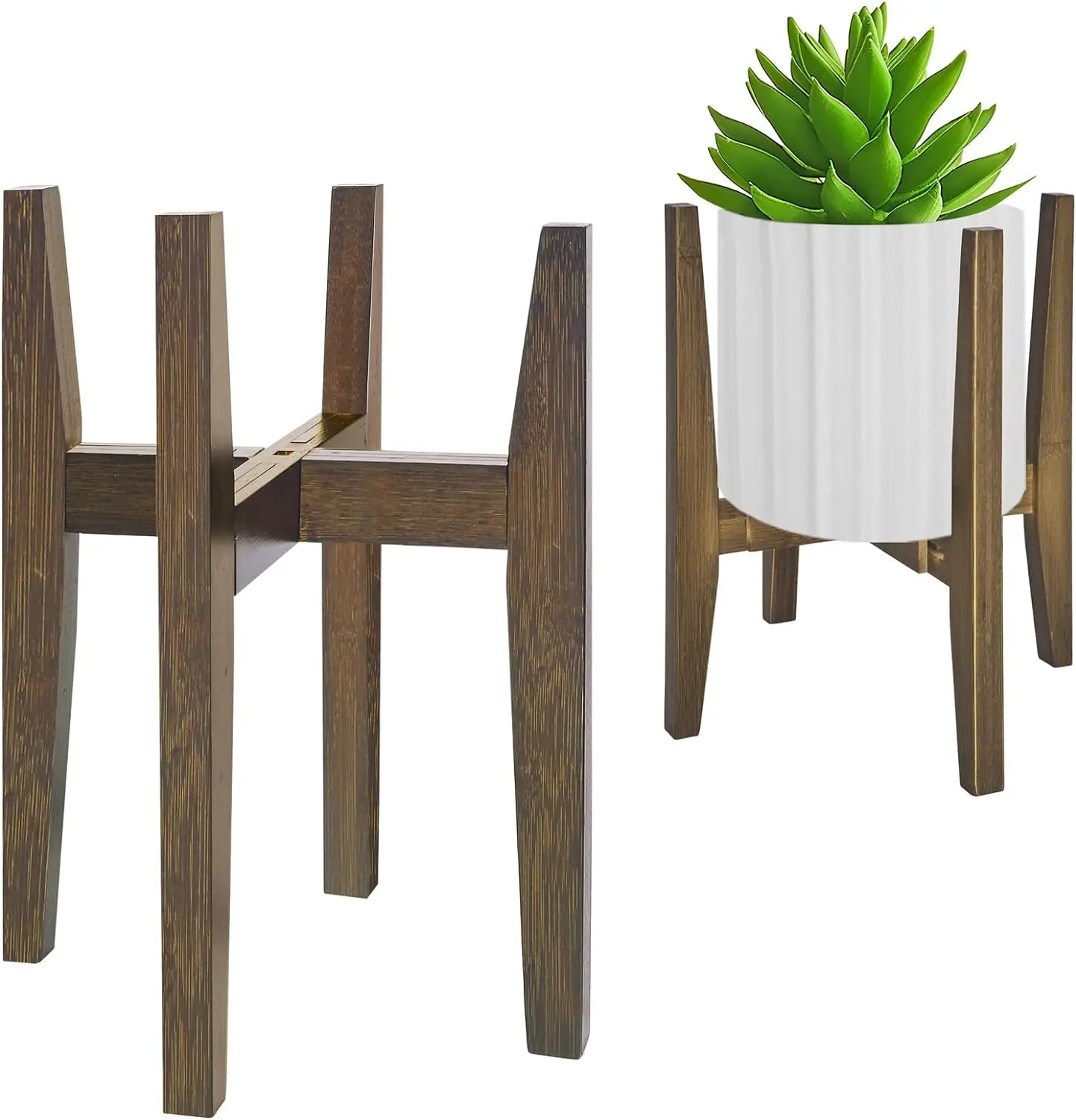 Adjustable Bamboo Plant Stand