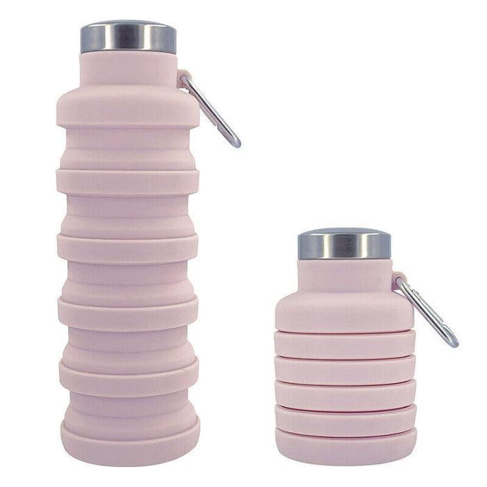 Travel 500ml Collapsible Silicone Water Bottle