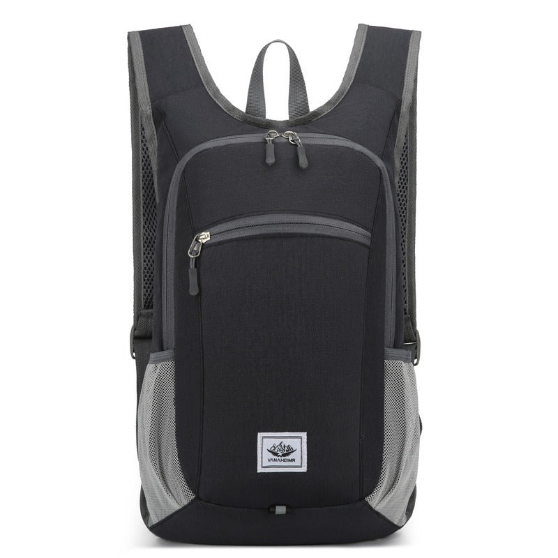 Black Foldable Shoulder Bag