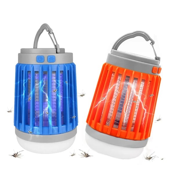 blue and orange Mosquito and Bug Killer Lamp