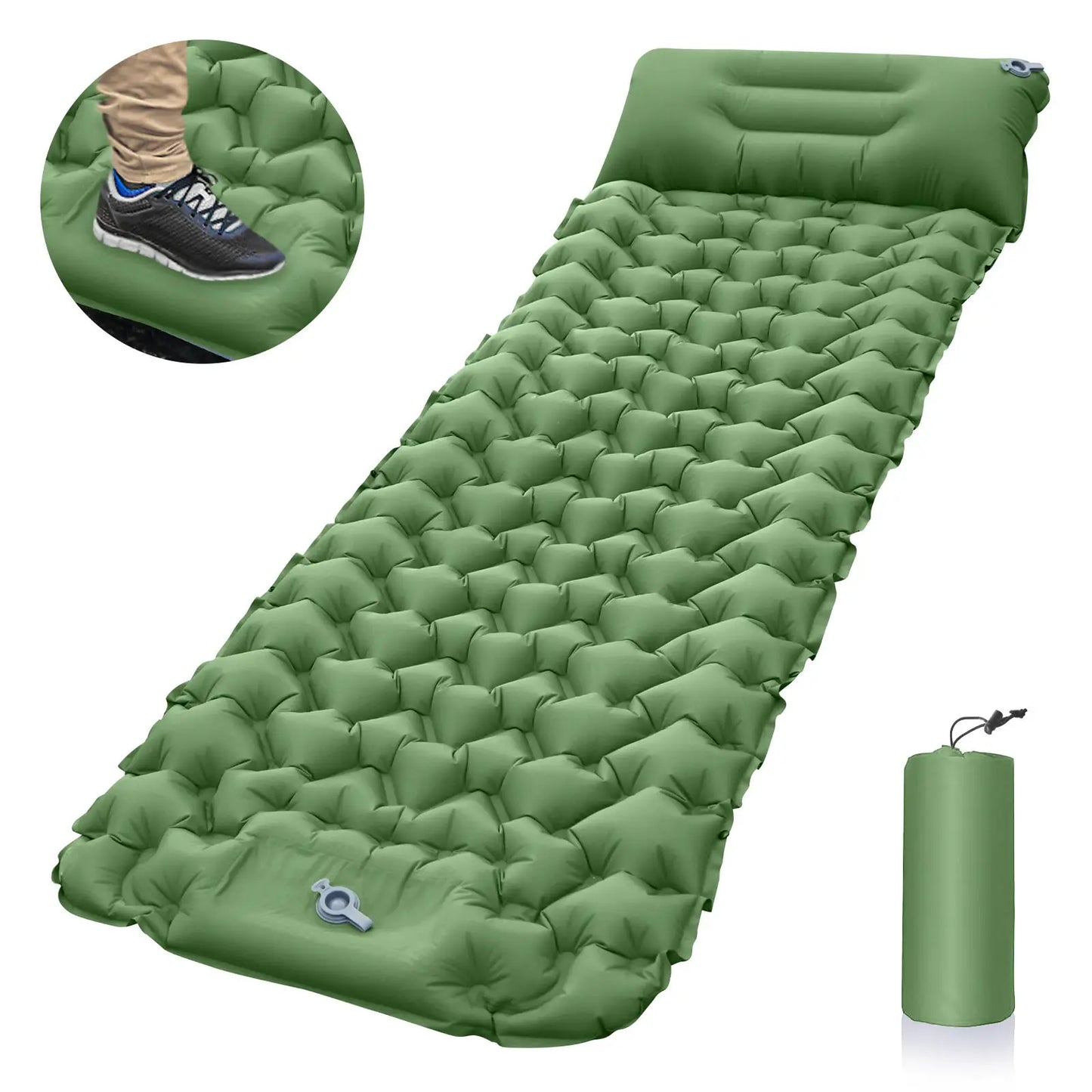Ultralight Camping Sleeping Mat with Pillow