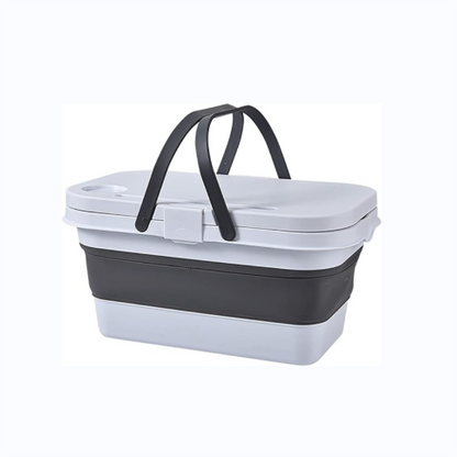 Portable Outdoor Picnic Baskets with Lids