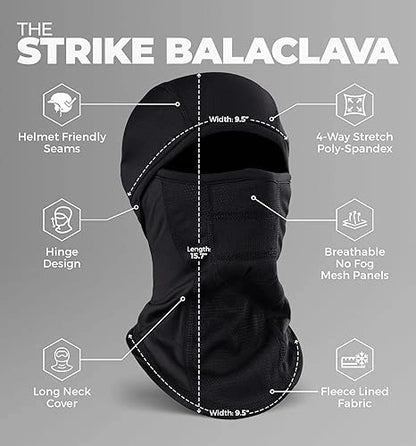 Winter Face Mask - Cold Weather Gear for Skiing & Motorcycle Riding