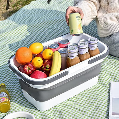 Portable Outdoor Picnic Baskets with Lids