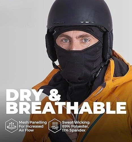 Winter Face Mask - Cold Weather Gear for Skiing & Motorcycle Riding