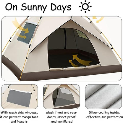 Camping Tent with 2 Doors