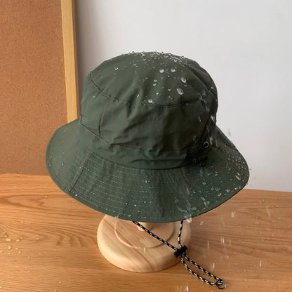 Waterproof Packable Hat Dark Color Green