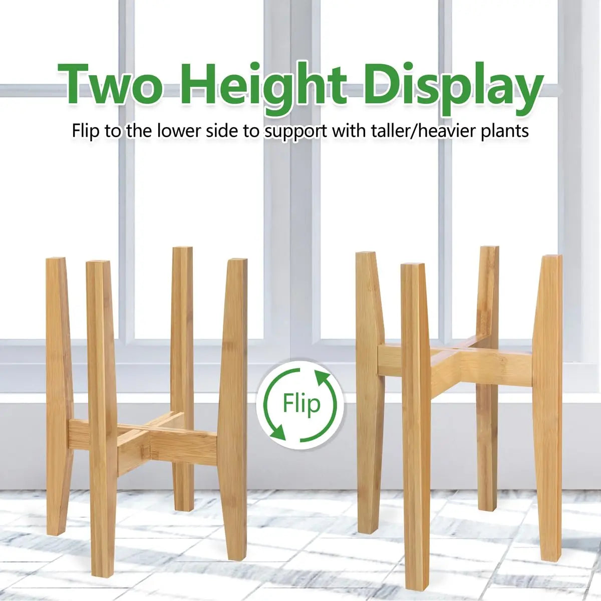 Adjustable Bamboo Plant Stand