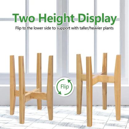 Adjustable Bamboo Plant Stand