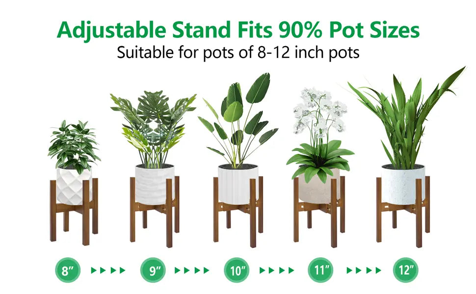 Adjustable Bamboo Plant Stand